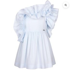 Jessie and James London Solstice Dress Light Blue Kids Girls Ruffle size 4 years